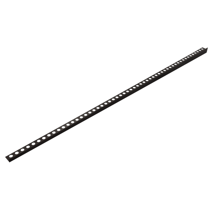 Listwa spadkowa podłogowa lewa 120 cm czarna