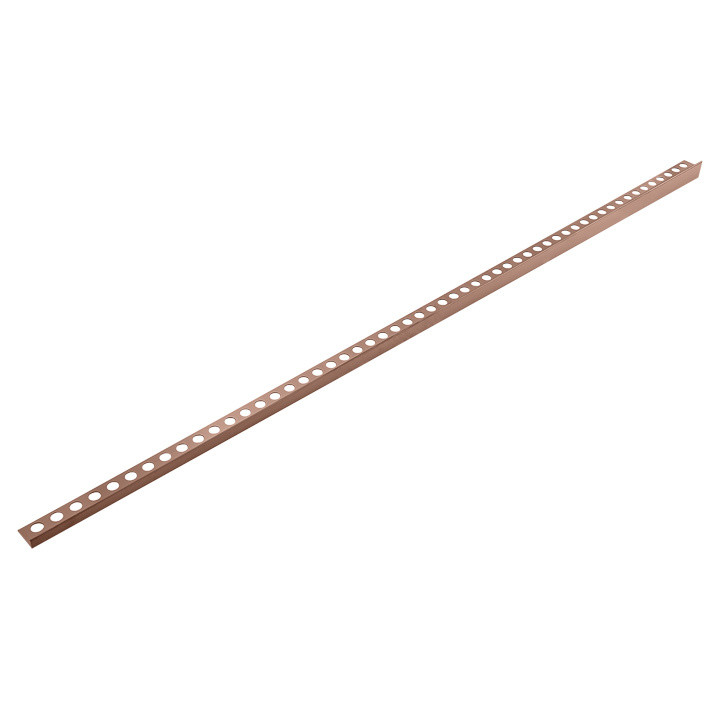 Listwa spadkowa podłogowa lewa 120 cm miedziana