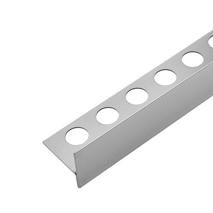 Listwa spadkowa podłogowa lewa 120 cm inox