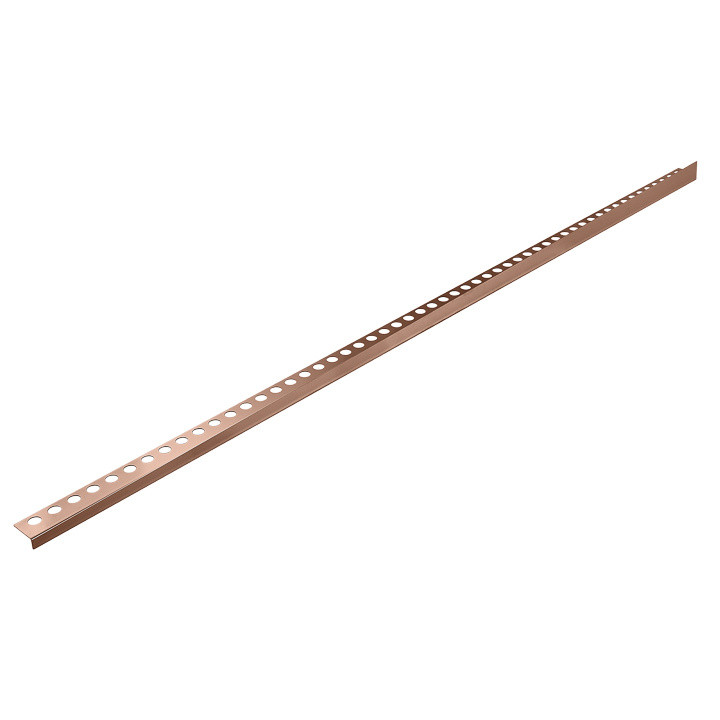 Listwa spadkowa podłogowa prawa 120 cm miedziana