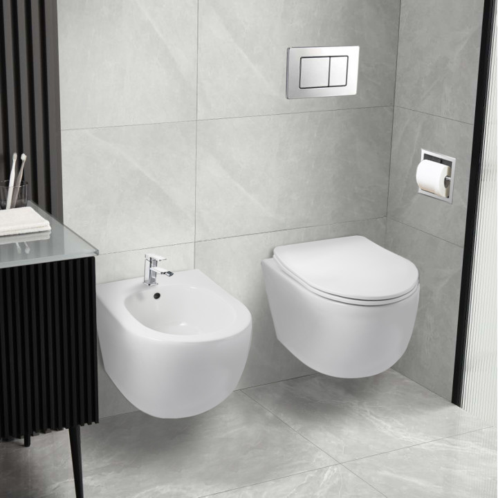 Bidet podwieszany ASOX WC biały