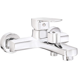 Bateria wannowa ścienna chrom BLO 010M
