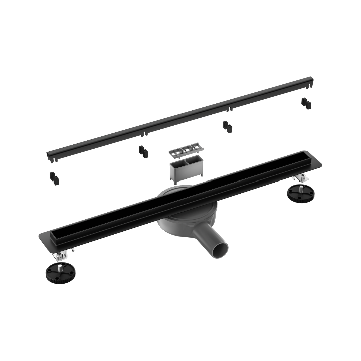 Slim&Low ProLine Black Odpływ liniowy 70 cm czarny
