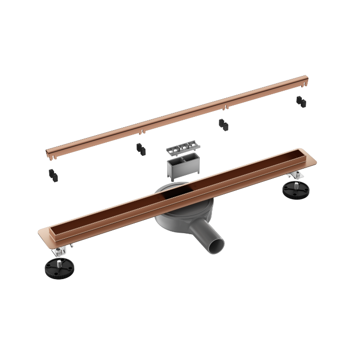 Slim&Low ProLine Odpływ liniowy 80 cm miedziany