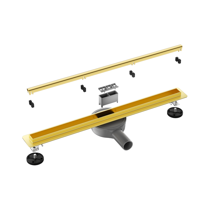 Slim&Low ProLine Gold Odpływ liniowy 60 cm złoty
