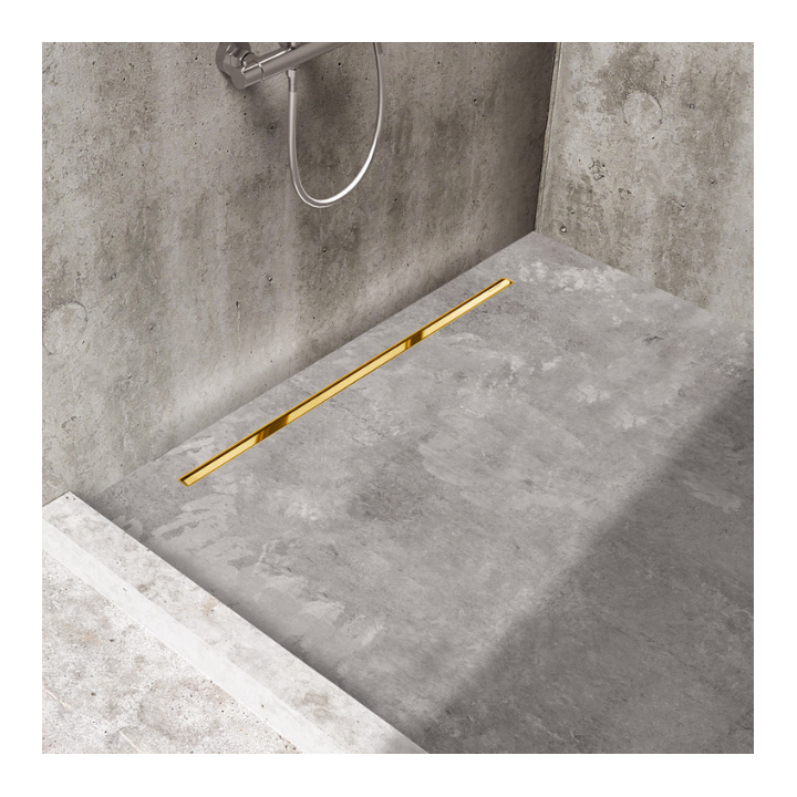 Slim&Low ProLine Mirror Gold Odpływ liniowy 60 cm złoty lustrzany