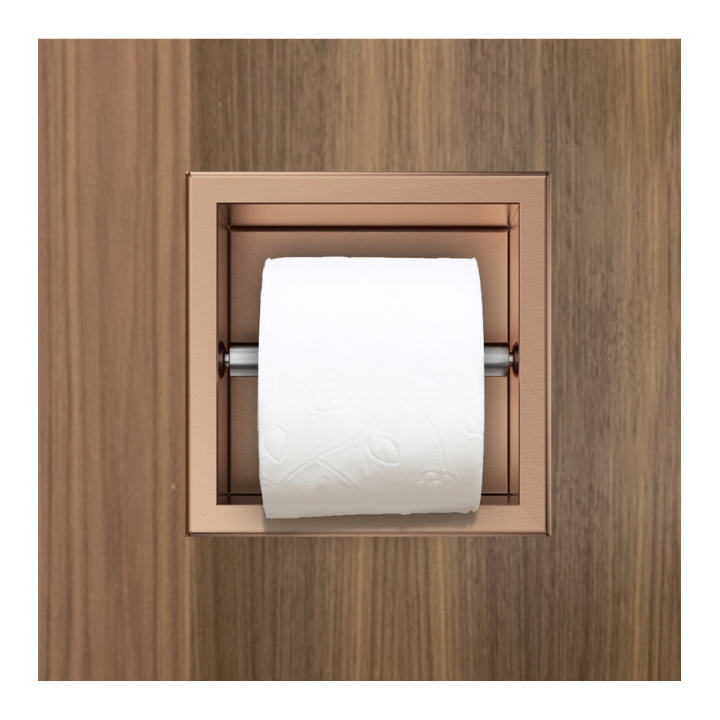 WALL-BOX PAPER 1 Copper - Podajnik papieru miedziany