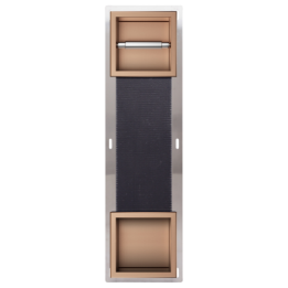 WALL-BOX PAPER 2 Copper - Magazynek z podajnikiem papieru miedziany