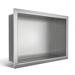 WALL-BOX ONE Inox Półka wnękowa ze stali nierdzewnej 30x20x10 cm