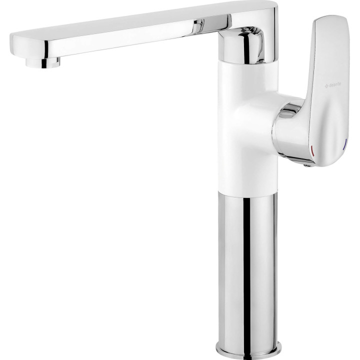 Bateria kuchenna obrotowa chrom, biały Gardenia BEG W630