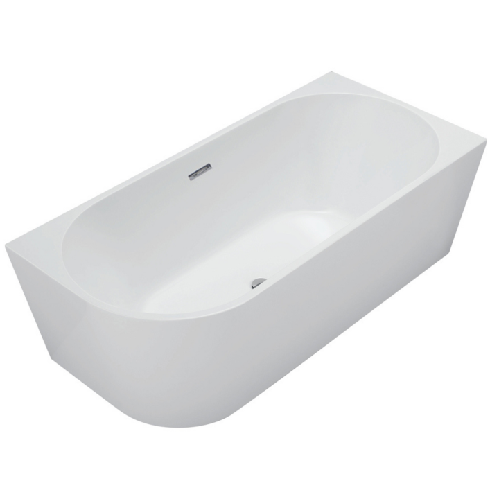 Wanna wolnostojąca narożna prawa AVOLA WHITE - 160 x 80 cm