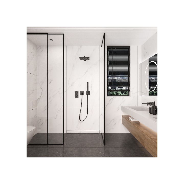 W-Drain NEXT 2w1 Odpływ liniowy ścienny 70 cm dwustronny chrom