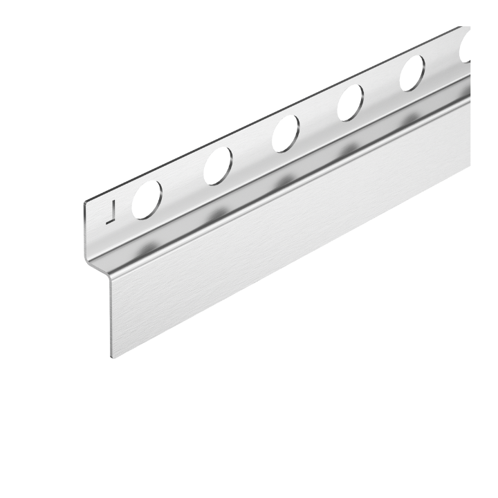 Listwa spadkowa przyścienna lewa 120 cm inox