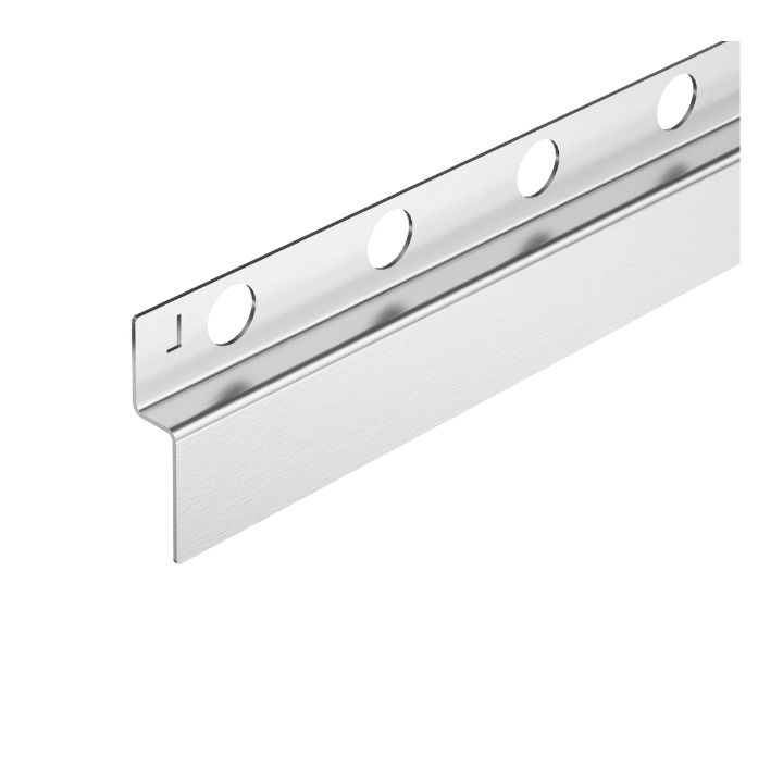 Listwa spadkowa przyścienna lewa 170 cm inox