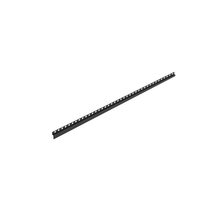 Listwa spadkowa przyścienna prawa 120 cm czarna
