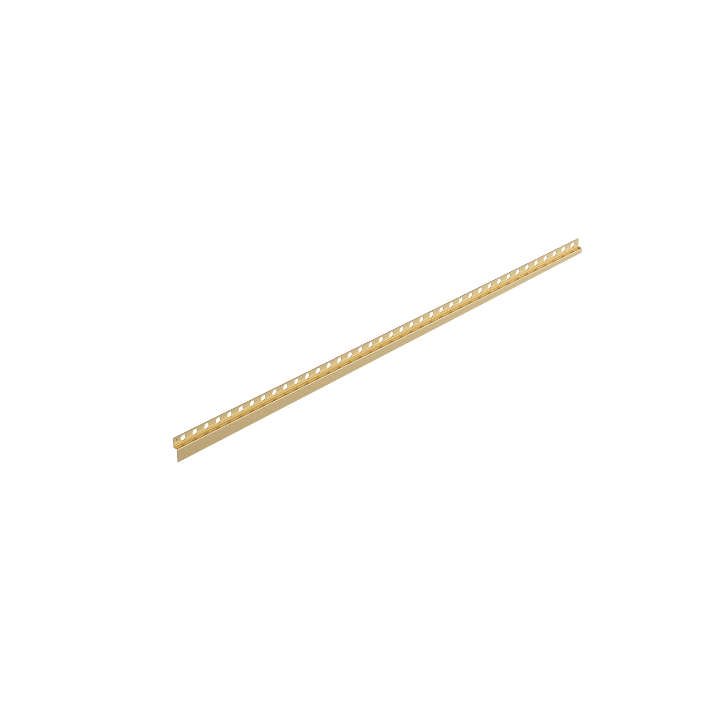 Listwa spadkowa przyścienna prawa 120 cm złota