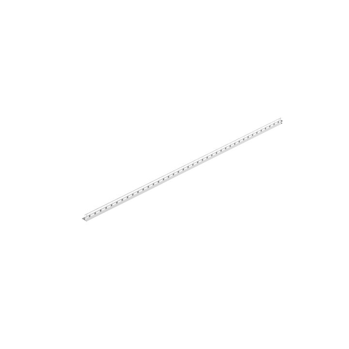 Listwa spadkowa do szkła prawa 120 cm inox