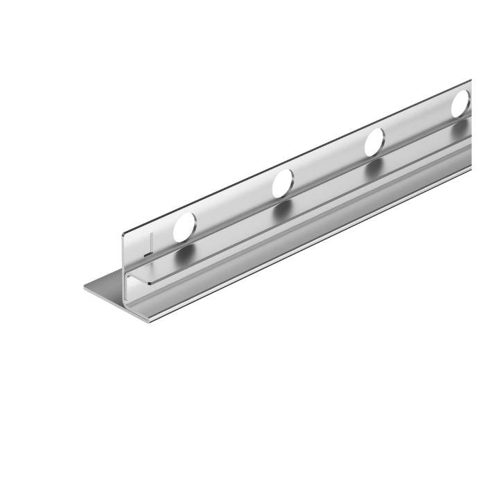 Listwa spadkowa do szkła lewa 170 cm inox