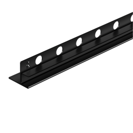 Listwa spadkowa do szkła prawa 120 cm czarna