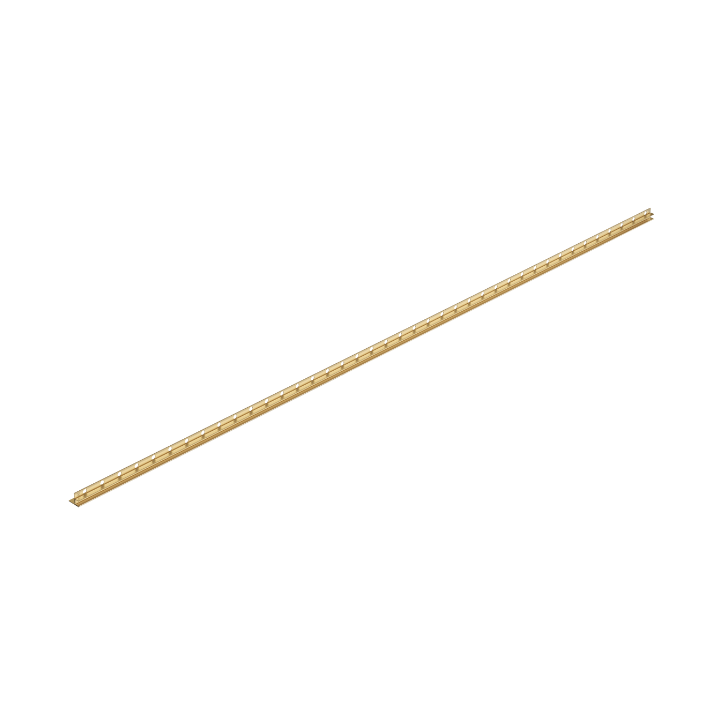 Lista spadkowa do szkła prawa 170 cm złota
