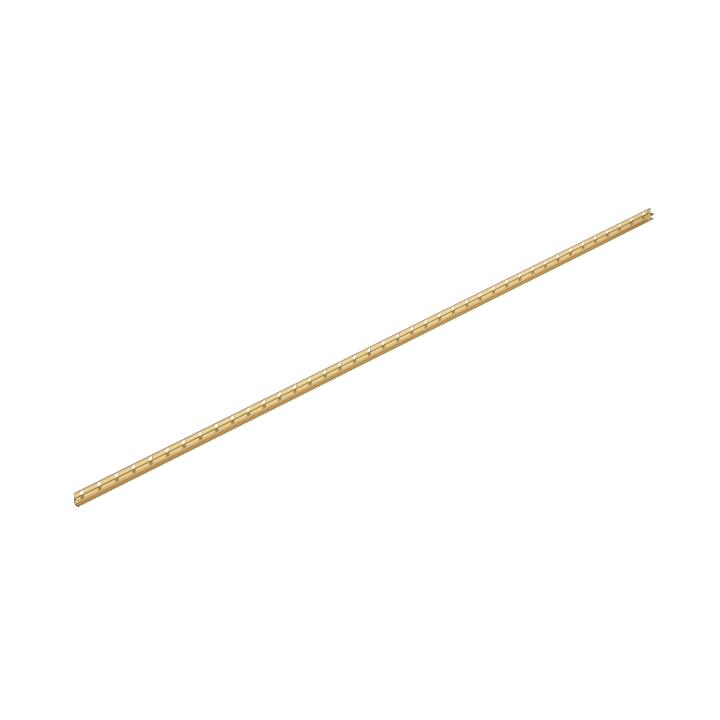 Listwa spadkowa do szkła lewa 170 cm złota