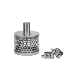 Kosz do węża ssącego 38 mm / 1 1/2"+ 2x GBS obejmy