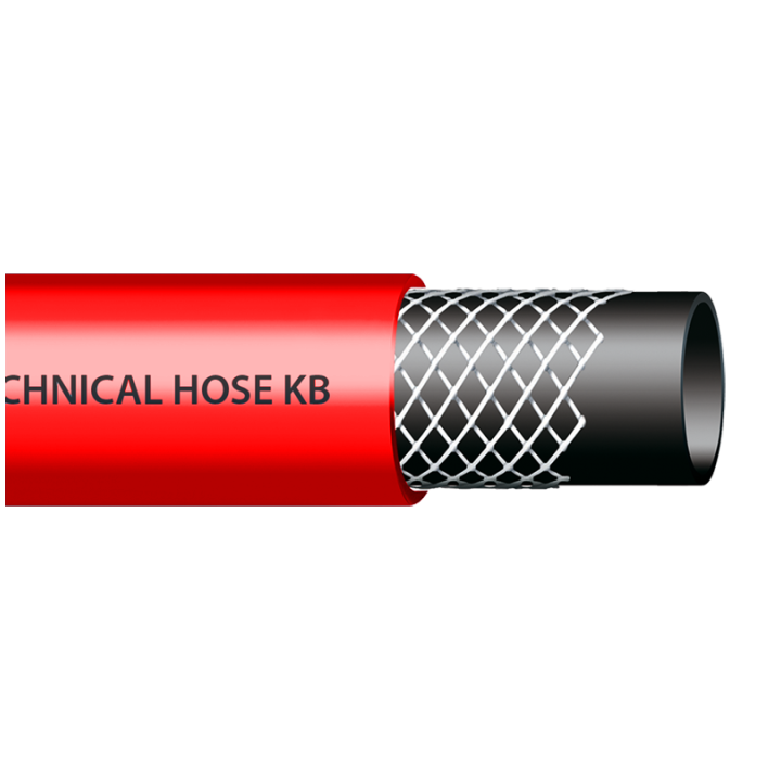 Wąż techniczny REFITTEX CRISTALLO 5*1,5mm/100m RED
