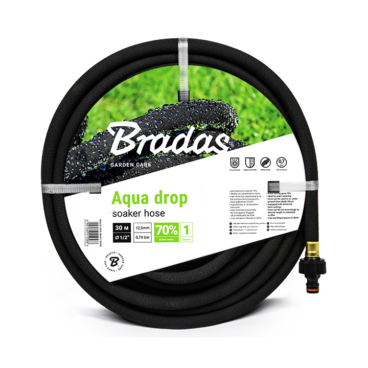 Wąż nawadniający AQUA-DROP 1/2" - 15m