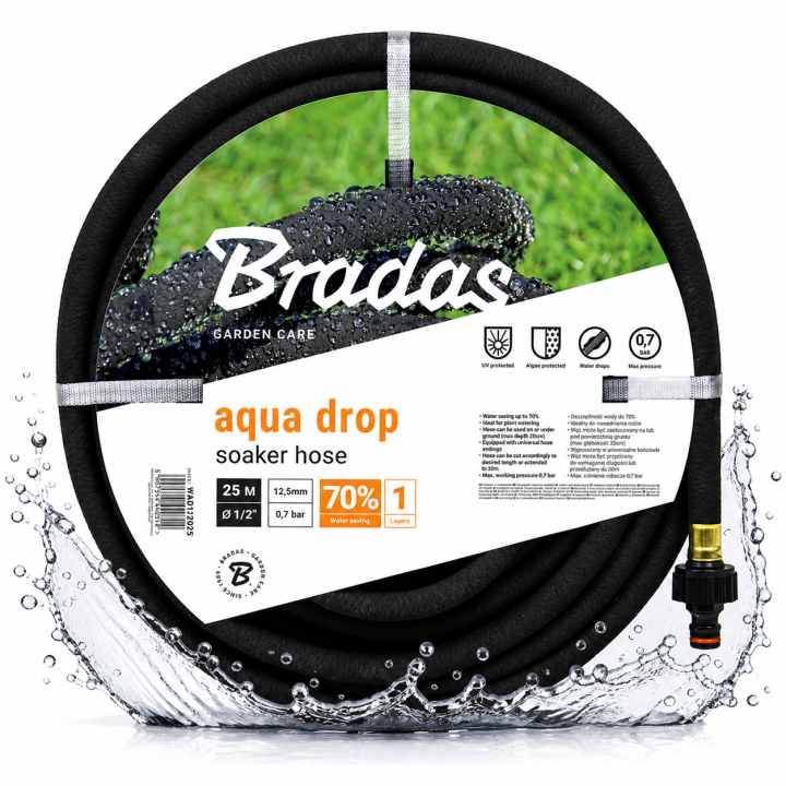 Wąż nawadniający AQUA-DROP 1/2" - 25m