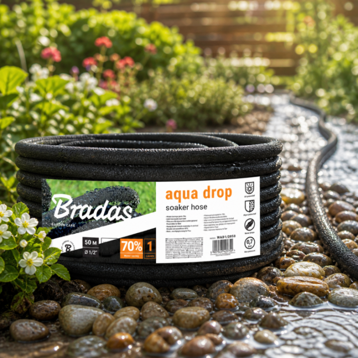 Wąż nawadniający AQUA-DROP 1/2" - 50m