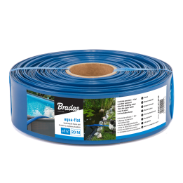 Wąż płaski AQUA - FLAT PE/EVA w zestawie z opaską W.P.1 - 1 1/2" - 10m