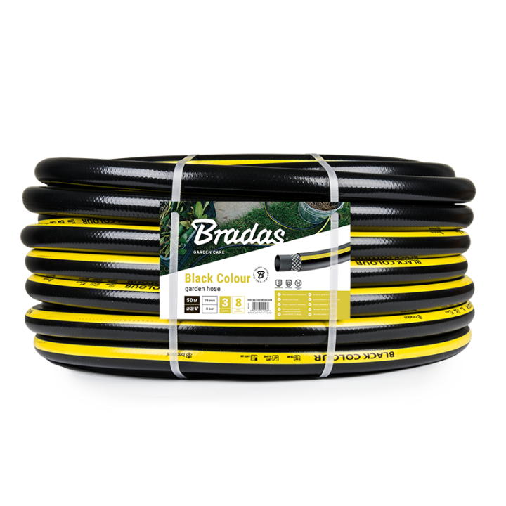 Wąż ogrodowy BLACK COLOUR 1" - 25m