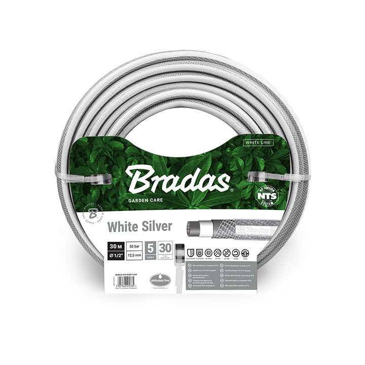 Wąż ogrodowy NTS WHITE SILVER