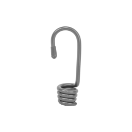 BUNGEE CORD HOOK hak stalowy, grey