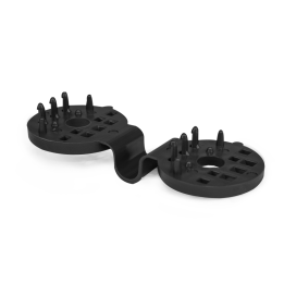 BUNGEE CORD CLIPS klips zaciskowy - luz (50szt.) black
