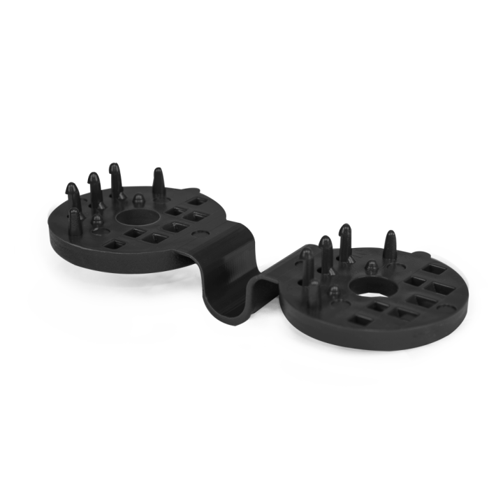 BUNGEE CORD CLIPS klips zaciskowy - luz (50szt.) black