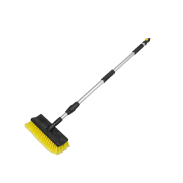Szczotka do mycia z zaworem - teleskop , 25 cm cm, długośc: 110-180cm