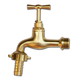 Kran GZ 1/2", wyjście na wąż 1/2"