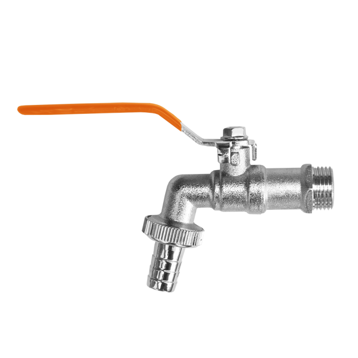Kran kulowy GZ 1/2", wyjście na wąż 1/2"