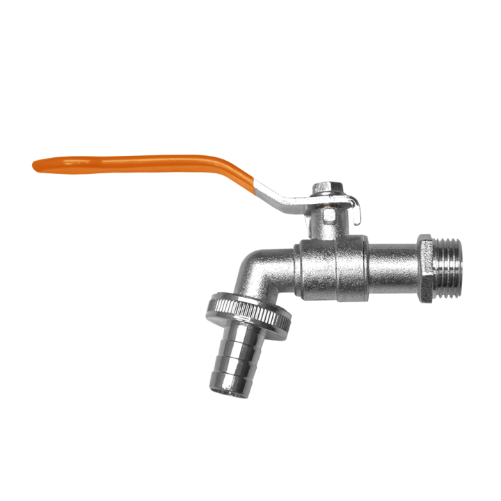 Kran kulowy GZ1/2", wyjście na wąż 1/2"