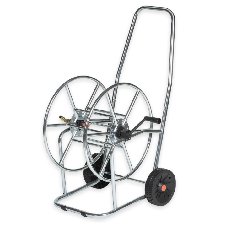 Wózek na wąż 3/4'' 80m SOLID ZINC-CHROM