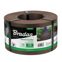 Obrzeże WOOD BORDER 130mm x 2,8mm x 10m - brązowy