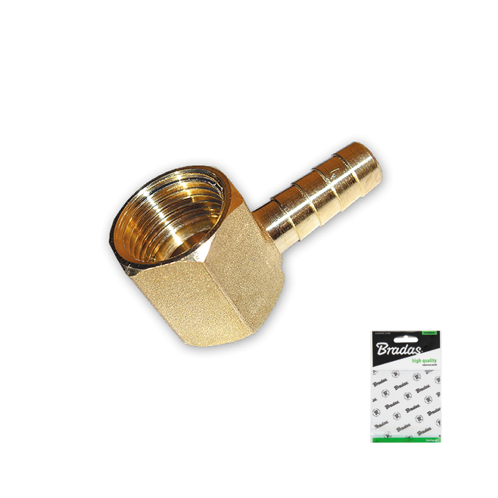 Łącznik kątowy 1/2" x 10mm MOSIĄDZ