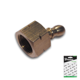 Złącze dwuczęściowe GW 3/8" L / 9-10mm MOSIĄDZ