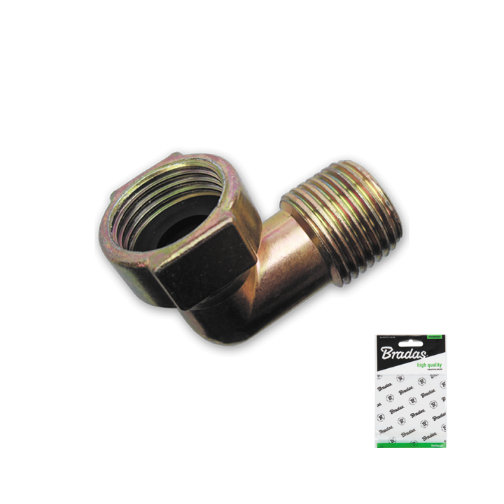 Łącznik kątowy GZ 1/2" / GW 1/2" CYNK