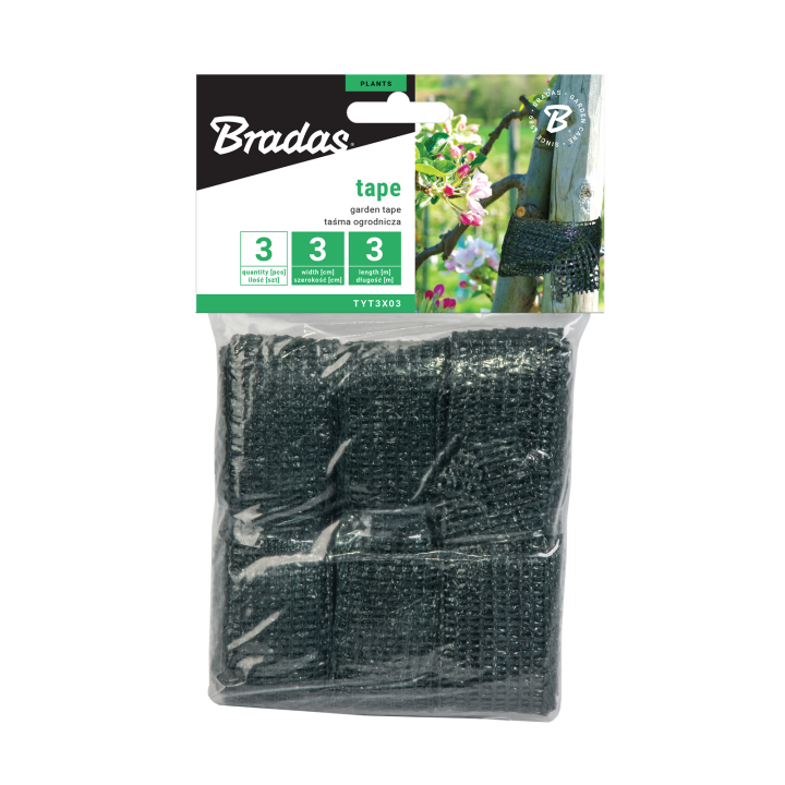 Taśma ogrodnicza 3cm x 3m, SET - 3szt.