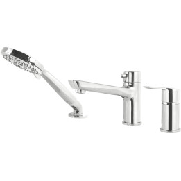 Bateria wannowa 3-otworowa stała chrom Arnika BQA 013M