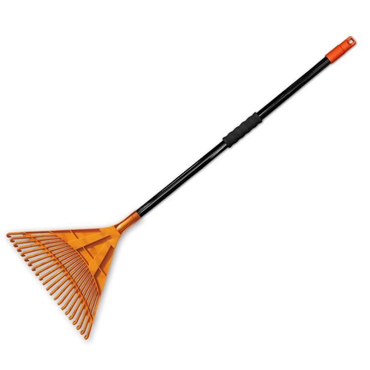 Grabie wachlarzowe, 22 zęby, trzonek metalowy