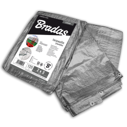 Plandeka wzmacniana SILVER 5 x 6m, 120g