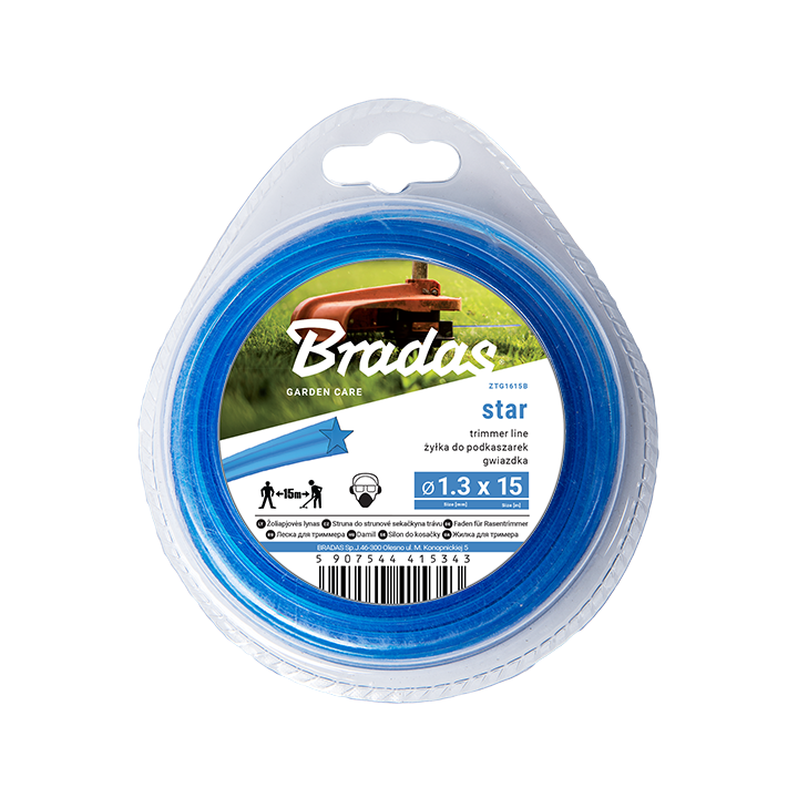 Żyłka TRIMMER, gwiazda, blister